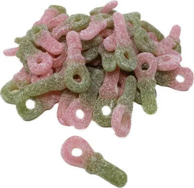 Immagine prodotto di Gomma frutta anguria acida Tongen bicolore senza gelatina 175g