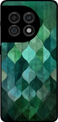 Produktbild von Smartphonica Telefon Fall geeignet für OnePlus 11 mit grünen Blättern drucken - TPU zurück Abdeckung Fall grünes Blatt-Design - Grün