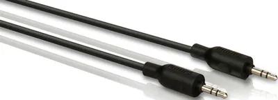 Imagen del producto de Cable de conexión estéreo Philips SWA2533W/10, conector de 3.5 mm, macho-macho, 3 metros, color