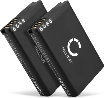 Produktbild von CELLONIC 2x Akku für Navigation Kompatibel mit Garmin Alpha 100, Montana 600, Alpha 200, 010-11599-00 - (2200mAh, 3.7V)