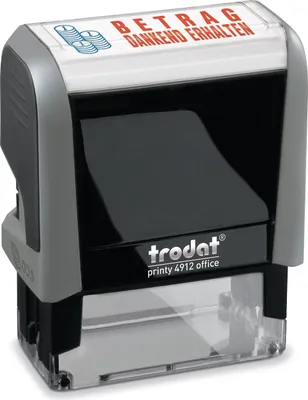 Image de trodat Tampon bureautique Prin4.0 gra "BETRAGED THANK YOU "4912