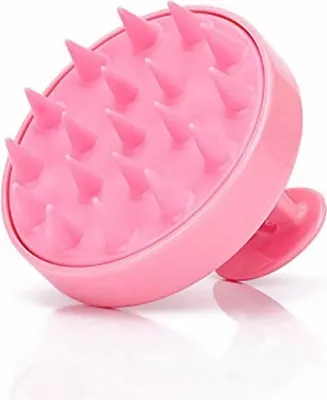 Immagine prodotto di Spazzola per il massaggio del cuoio capelluto per capelli bagnati e asciutti per donne e uomini, rosa - TANGLE
