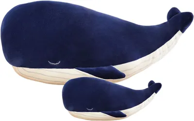 Obrázok produktu pre Plyšák, modrá veľryba, 65 cm, plyš, pre deti