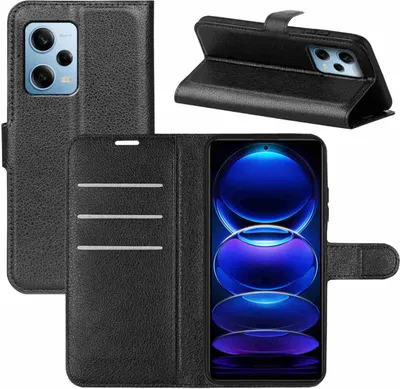 Immagine prodotto di Per Xiaomi Poco F5 Custodia per cellulare Nero Custodie Custodia in Pelle finta Cover Case Book Nuovo