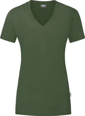 Produktbild von JAKO Damen T-Shirt Organic, Farbe:oliv, Größe:38