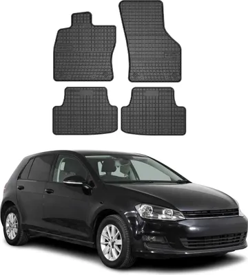 Obrázok produktu pre 2012-2020 VW Golf podlahové rohože gumové čierne 4 ks