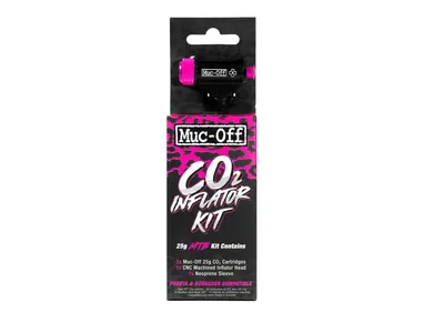 Produktbild von Muc Off CO2 Kartuschenpumpe Inflator Kit MTB Inkl. 2x25 g Kartusche & Neoprenhülle