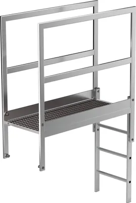 Produktbild von MUNK Attika-Überstieg in Sonderlängen Aluminium 1400mm