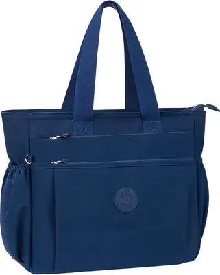 Produktbild von WACCET Handtasche Damen Groß Wasserdicht Nylon Umhängetasche Viele Fächer Tote Bag Shopper Casual Weekender Schultertasche
