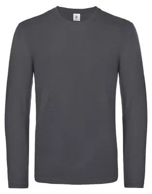 Image de B&C - T-shirt à manches longues pour homme « #E190 » FK2970 (3XL) (gris foncé)