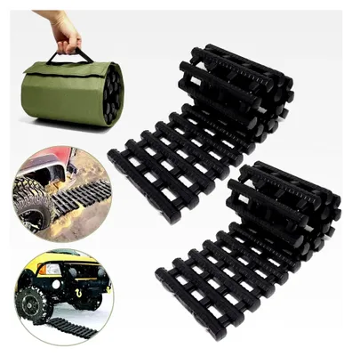 Produktbild von 2 Stück Traktionshilfe Set Sandmatte für Schnee, Eis oder Matsch 80 x 22 cm