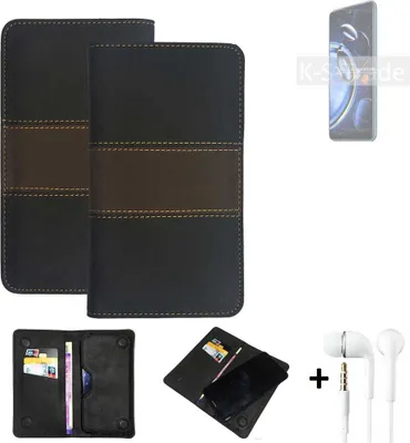 Produktbild von K-S-Trade Handyhülle + Kopfhörer kompatibel mit Xiaomi Redmi Note 11SE Schutzhülle Walletcase Bookstyle Tasche Schutz Case Hülle Wallet Cover