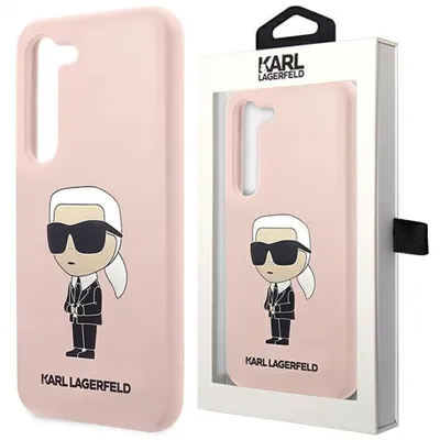 Produktbild von Karl Lagerfeld Silikon NFT Ikonik - Samsung Galaxy S23 Hülle (Pink)
