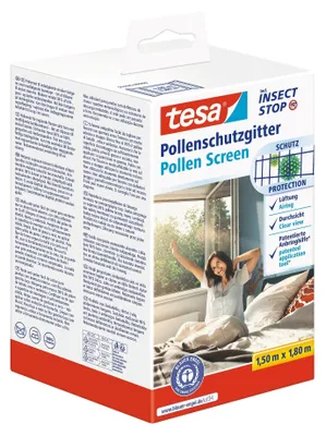 Produktbild von Tesa 55296 - Pollenschutzgitter - anthrazit - 1.5m x 1.8m