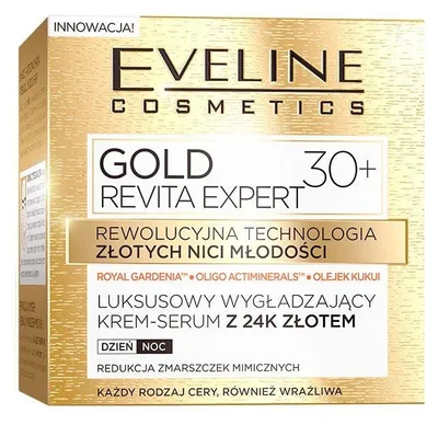 Produktbild von Eveline Cosmetics Gold Lift Expert – Gesichtscreme, feuchtigkeitsspendend, beruhigend