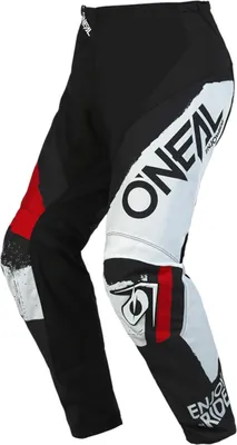 Produktbild von Oneal Element Shocker Motocross Hose, schwarz/rot, 28