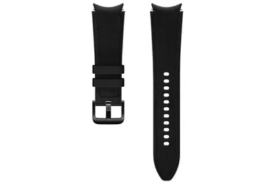 Zdjęcie produktu dla Samsung, hybrydowy skórzany pasek do G Watch 4 Classic 130 mm, M/L, czarny