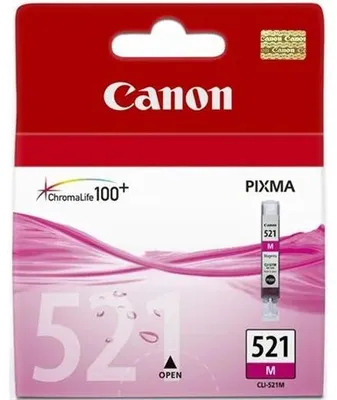 Zdjęcie produktu dla Canon CLI-521M, 520 stron(y), Purpurowy, 1 szt.