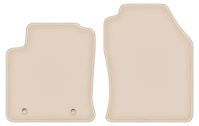 Produktbild von DURBAN Beige Velours-Fußmatten vorne für Ford Focus MK1 (Vor-Facelift) Schrägheck, Limousine, Kombi (1998-2001)