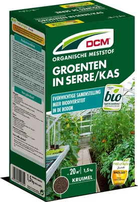 Produktbild von Dünger Gewächshausgemüse 1,5 kg in Saatgutbox - Dcm