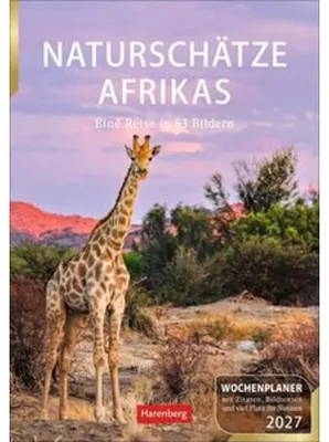 Obrázek produktu pro Naturschätze Afrikas Wochenplaner 2027 - Eine Reise in 53 Bildern