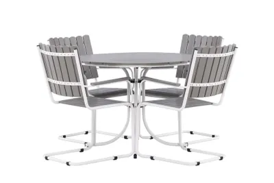 Image de Holmsund ensemble de salon 5 parties gris.