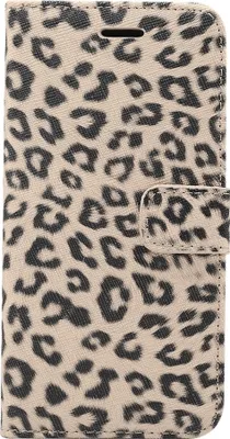 Produktbild von Mobigear Leopard iPhone XR Hülle Klapphülle Geldbörse - Braun