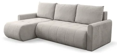 Produktbild von Selsey Timmone – Ecksofa mit Schlaffunktion & Bettkasten, Chenille, Universal, Hellbeige