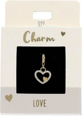 Produktbild von DEPESCHE Charm Express yourself Herz gold