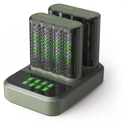 Productafbeelding van Charger RCK DE M452D incl. 8 x 2600 mAh AA