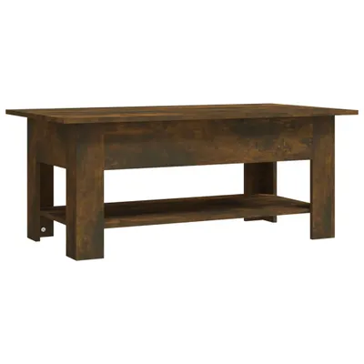 Zdjęcie produktu dla vidaXL Stolik kawowy dąb wędzony 102x55x42 cm materiał drewnopochodny