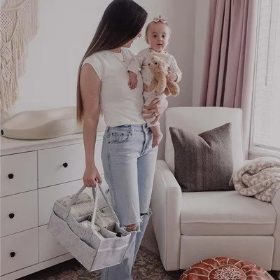 Image de Organiseur pour bébés - Idéal pour les nouveaux-nés, des cadeaux originaux pour les mamans, les tout-petits, les garçons et les filles.