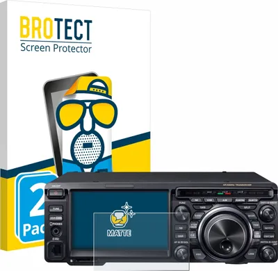 Produktbild von 2x BROTECT Schutzfolie für Yaesu FT-DX10 Displayschutz Displayschutzfolie Folie Matt Entspiegelungsfolie