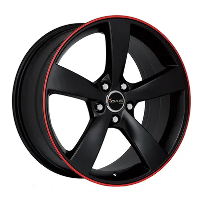Obrázek produktu pro Alufelge Avus Af10 10X21 5X112 Et 18 Matt Black Red Line