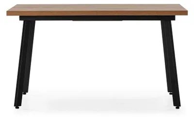 Image de CALICOSY - Table à manger extensible de 138 à 178 cm effet chêne foncé - IRMA