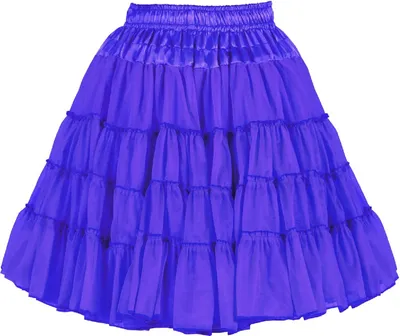 Produktbild von T0724-0400 blau Petticoat-Unterrock 2 Lagen Einheitsgröße