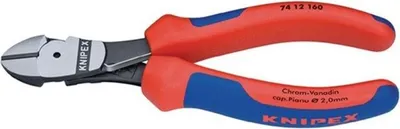 Produktbild von Kraftseitenschneider L.180mm pol.Form 1 Mehrkomp.-Hülle KNIPEX