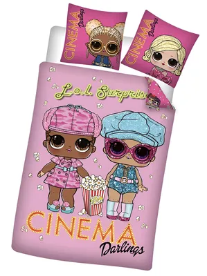 Zdjęcie produktu dla LOL Surprise! Poszwa na kołdrę Cinema Darlings 140 x 200 cm - Poliester
