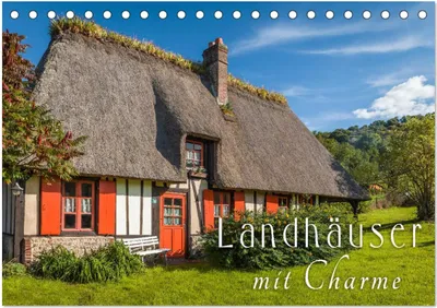 Produktbild von Landhäuser mit Charme (Tischkalender 2027 DIN A5 quer), CALVENDO Monatskalender