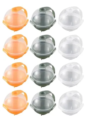 Produktbild von Eisballform, wiederverwendbares Plastik, schnelles Gefrierdesign, Gemischt-12Stück