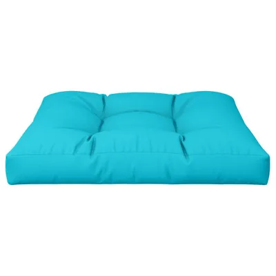 Produktbild von vidaXL Palettenkissen Türkis 80x80x12 cm Stoff
