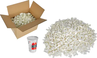 Produktbild von Simba Toys Blox - 500 8er Bausteine weiß - kompatibel mit bekannten Spielsteinen, 3 Jahr(e), 500 Stück(e)