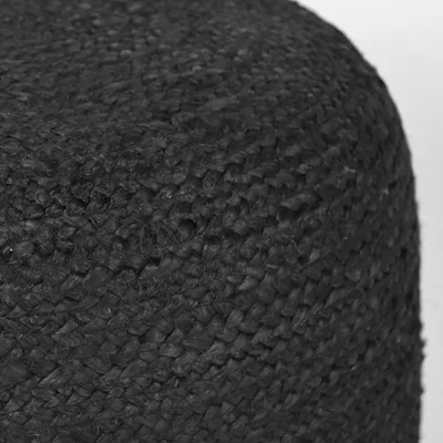 Produktbild von LABEL51 Pouf Jute 50x35 cm Schwarz