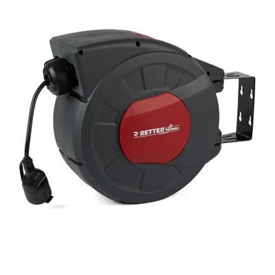 Produktbild von RETTER-Kabelaufroller Schwenkbarer Kabelaufroller 20 m | 230 V | Automatik Stromkabel-Aufroller