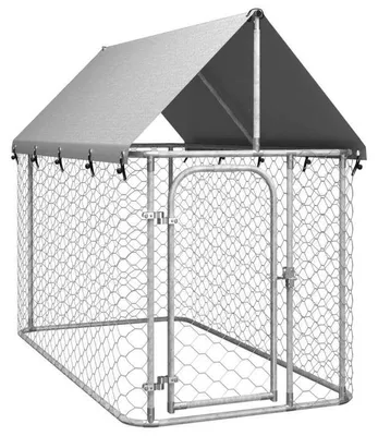 Obrázok produktu pre Vonkajšia psia búda s rozmermi 200 x 100 x 150 cm s odolnou strechou