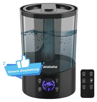Image de Humidificateur à ultrasons, réglage de la brume, télécommande, noir, UE