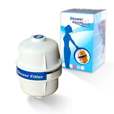 Produktbild von antibakterieller Duschfilter AquaSpirit, Wasserfilter  Dusche für bessere Haut und Haare