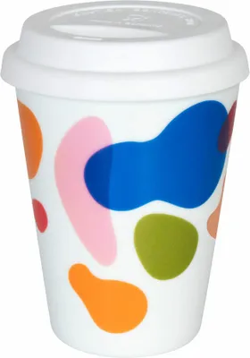Immagine prodotto di Könitz Coffee to go Mug Flow, Thermobecher, Porzellan, Bunt, 380 ml, 11 5 162 2673