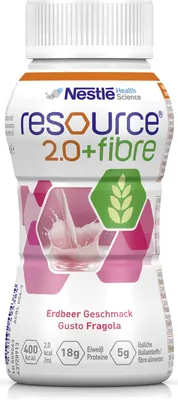 Immagine prodotto di Nestlé Resource 2.0 +fibre 4x200ml EINZELPACK Erdbeere