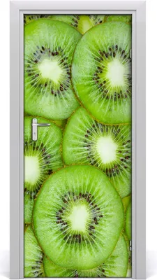 Produktbild von Tulup Türaufkleber 85x205 cm Dekorative Aufkleber Selbstklebend Wasserdichte Tapete Abnehmbar Schlafzimmer Wohnzimmer Wohnkultur - Kiwi